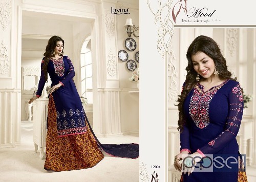 elegant heavy georgette embroidered lavina vol 12 suits with nazneen dupatta 3 