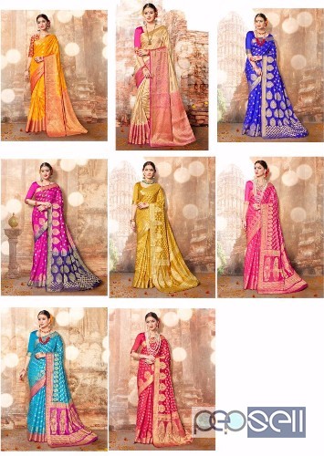 triveni lajjwanti banarasi silk sarees catalog at wholesale available 0 