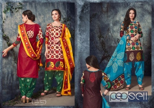  mayur batik vol5 cotton printed salwar kameez at wholesale moq- 15pcs no singles price- rs300 each 3 