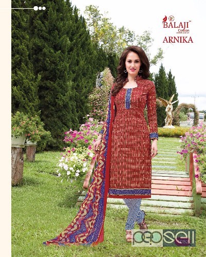 balaji arnika vol4 cotton printed churidar suits catalog at wholesale 2 