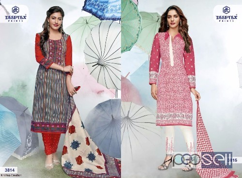 elegant deeptex miss india vol 38 pure cotton printed suits available with cotton dupatta 0 