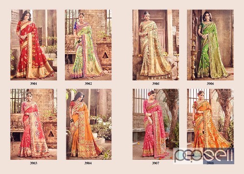  m n banarasi silk sarees designer catalog available at singles available price- rs4350 each singles available no of pcs- 15 0 