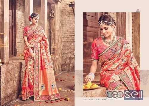  m n banarasi silk sarees designer catalog available at singles available price- rs4350 each singles available no of pcs- 15 2 