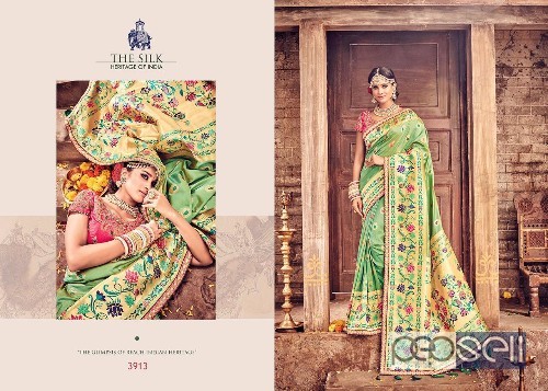  m n banarasi silk sarees designer catalog available at singles available price- rs4350 each singles available no of pcs- 15 3 