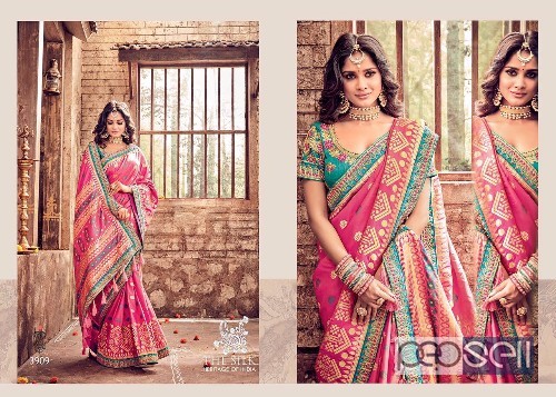  m n banarasi silk sarees designer catalog available at singles available price- rs4350 each singles available no of pcs- 15 5 