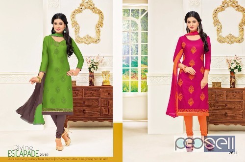 r r fashion akira vol7 cotton churidar suits catalog at wholesale 4 