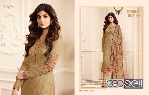  karma 10260 georgette suits catalog available at wholesale moq- 9pcs no singles price- rs1400 3 