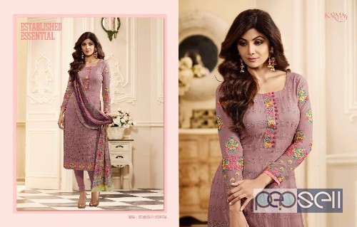  karma 10260 georgette suits catalog available at wholesale moq- 9pcs no singles price- rs1400 5 