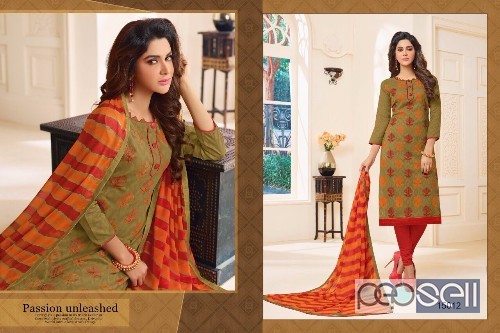 elegant dairy don vol 12 cotton jaquard embroidered suits with nazneen dupatta available 0 