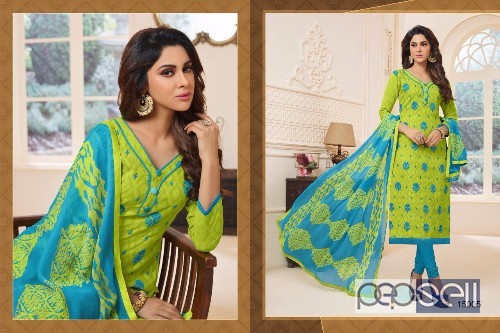 elegant dairy don vol 12 cotton jaquard embroidered suits with nazneen dupatta available 5 