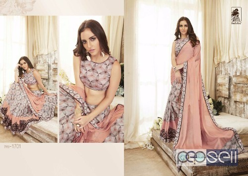 sahiba pavitra vol17 designer georgette sarees catalog at wholesale  moq- 12pcs  price- rs999 each  no singles 3 
