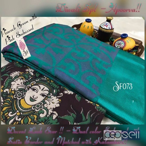 sf073 brand tussar silk sarees non catalog at wholesale moq- 10pcs no singles or retail price- rs750 each 1 