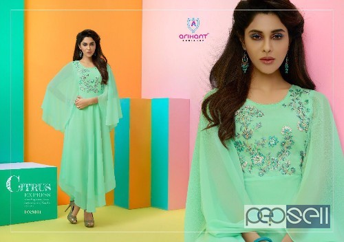 elegant georgette embrodiered sasya vol 12 kurtis avialable in all sizes 1 