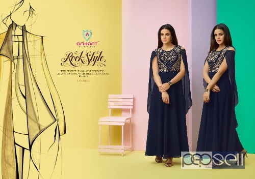elegant georgette embrodiered sasya vol 12 kurtis avialable in all sizes 3 