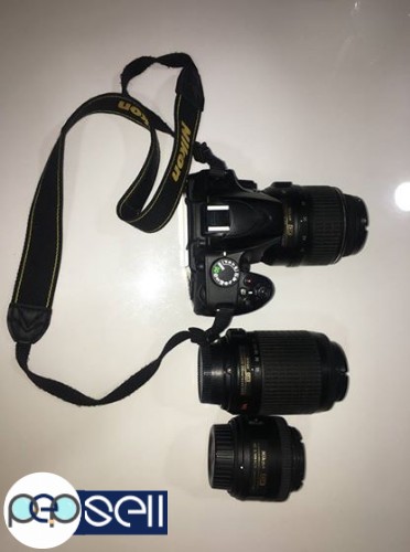 Nikon DSLR 3200 D with 18-50mm kit lens, 70-300 mm Lens, 50mm Prime lens 0 