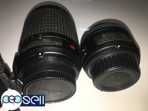 Nikon DSLR 3200 D with 18-50mm kit lens, 70-300 mm Lens, 50mm Prime lens 1 