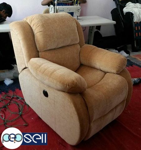 Customised recliners sofas with cupholders brand new ... 1 