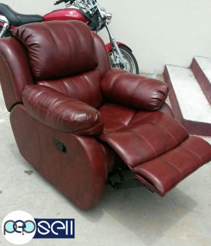 Customised recliners sofas with cupholders brand new ... 2 