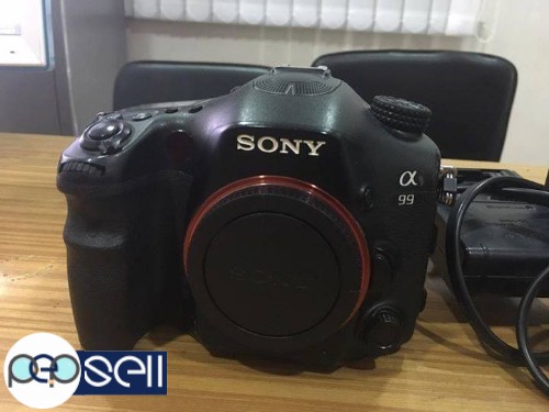 Sony a99 Fullframe Dslr with 2 lenses, additional flash and 2 batteries 0 