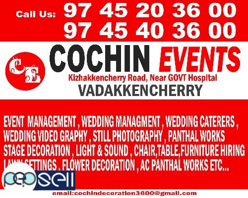 COCHIN EVENTS-Wedding Catering Service,VADAKKENCHERRY,Vandazhy,Puthunagaram,Thathamangalam 2 