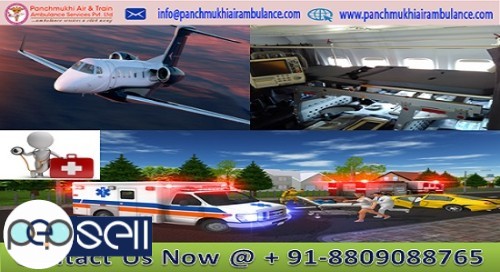 Urgent Medical Support by Panchmukhi Air Ambulance Service in Raipur 0 