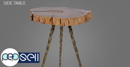 Buy Molten Wood End Table at Aglow Exports Inc. 0 