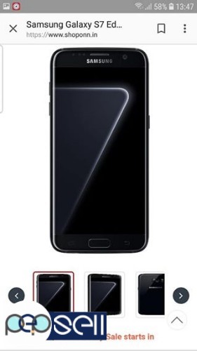 Samsung S7 edge black for sale 5 