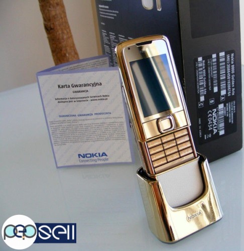 Nokia Arte 8800 Gold Mobile Phone 1 