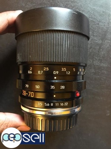 Leica 28 - 70 Vario Elmar f3.5 -4.5 Lens with Canon Adapter 0 