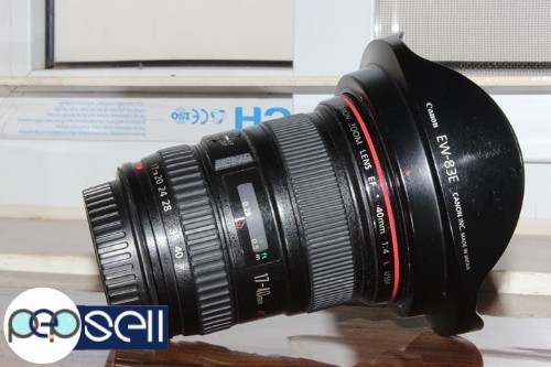 Canon EF 17-40mm F/4. Ultra Wide Lens for sale 0 