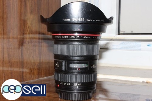 Canon EF 17-40mm F/4. Ultra Wide Lens for sale 1 