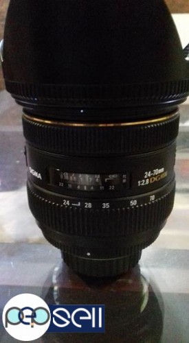 Sigma 24-70mm lens f 2.8 for Nikon for sale 1 