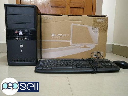 Used i5 computer for sale, full set system, 20 inch Acer led monitor 2 