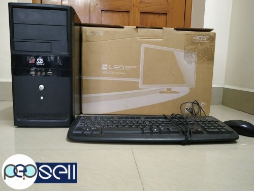 Used i5 computer for sale, full set system, 20 inch Acer led monitor 3 