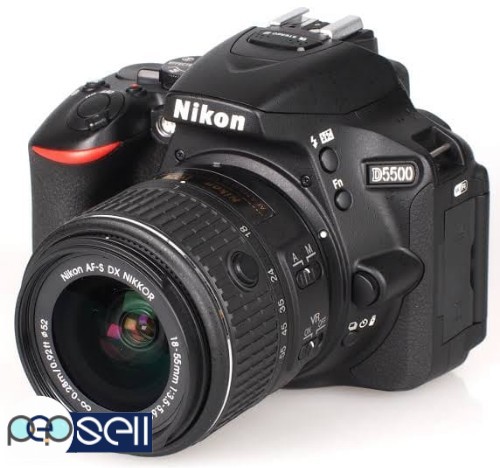 Nikon D5500 DSLR Camera sparingly used for sale 0 