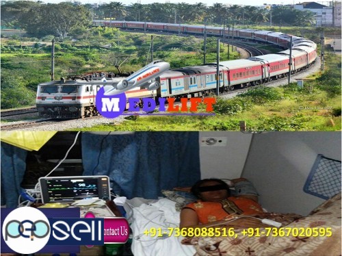 Get Spectacular and Low-Cost Train Ambulance from Patna to Delhi by Medilift 0 