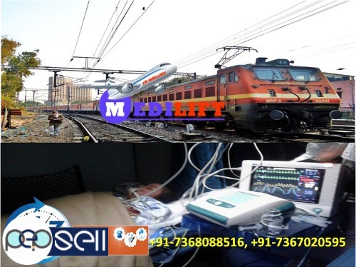 Avail Comfortable Relocation Train Ambulance from Guwahati to Delhi by Medilift 0 