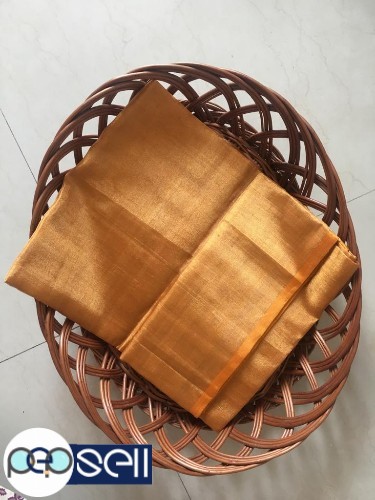 Uppada fully jery tissue handloom sarees  - Kerala Kochi Ernakulam 1 