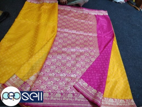 Banarasi Handloom fancy and stylish silk saree - Kerala Kochi Ernakulam 1 