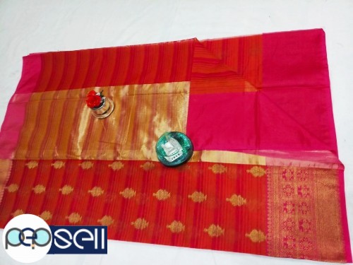 Banarasi Silk - fancy and exclusive kora mushlin soft and silk saree - Kerala Kochi Ernakulam 3 