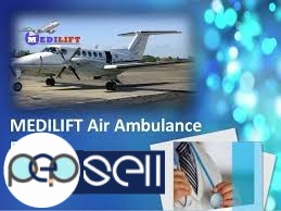 Shift your Loved Ones by Medilift Air Ambulance from Ranchi to Delhi  0 