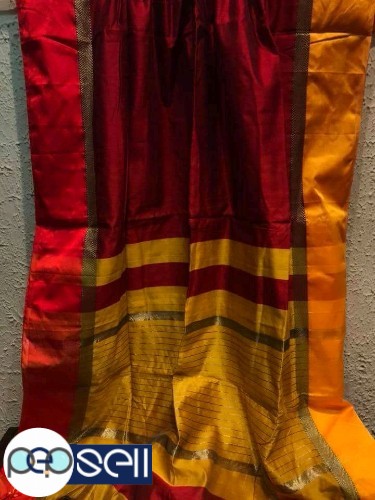 Maheswari Silk Cotton with blouse piece - Kerala Kochi Ernakulam 4 