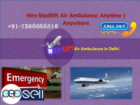 Book the most Hi-tech Air Ambulance Service in Delhi at an Economical Fare 0 