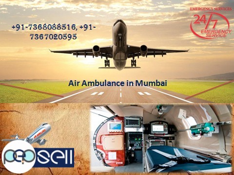 Hire Secure Air Ambulance in Mumbai with ICU facility 0 