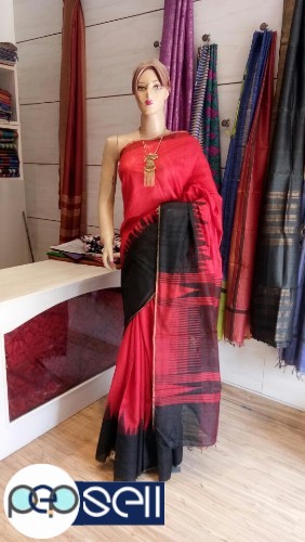 Raw silk saree for sale in Kochi Ernakulam Kerala 0 