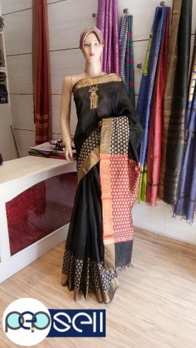 Raw silk saree for sale in Kochi Ernakulam Kerala 2 