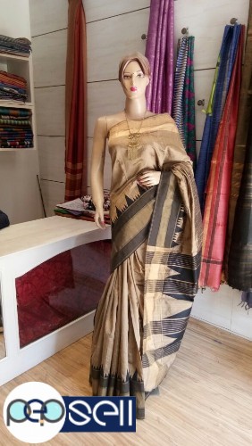 Raw silk saree for sale in Kochi Ernakulam Kerala 5 
