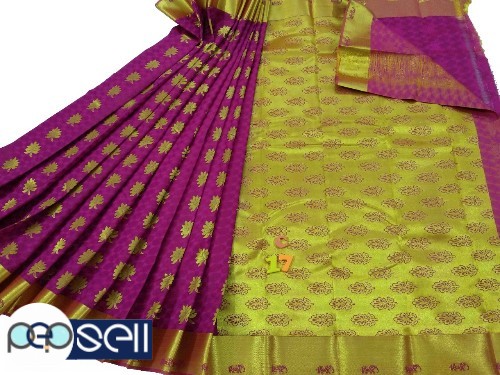 Kanchipuram type silk saree  attractive jarigai work.....   for sale in Kochi Ernakulam Kerala 0 