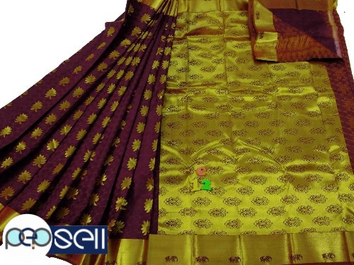 Kanchipuram type silk saree  attractive jarigai work.....   for sale in Kochi Ernakulam Kerala 3 
