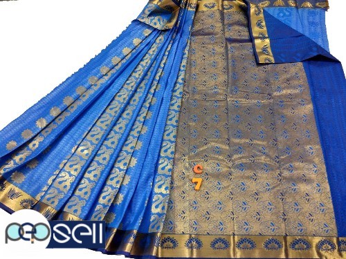 Kanchipuram type silk saree  attractive jarigai work.....   for sale in Kochi Ernakulam Kerala 4 